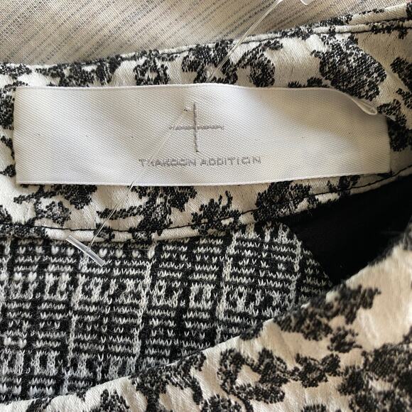 Thakoon Addition, Black and White Ditsy Floral Gray Print Sheath Dress, Size 4 - Picture 3 of 15